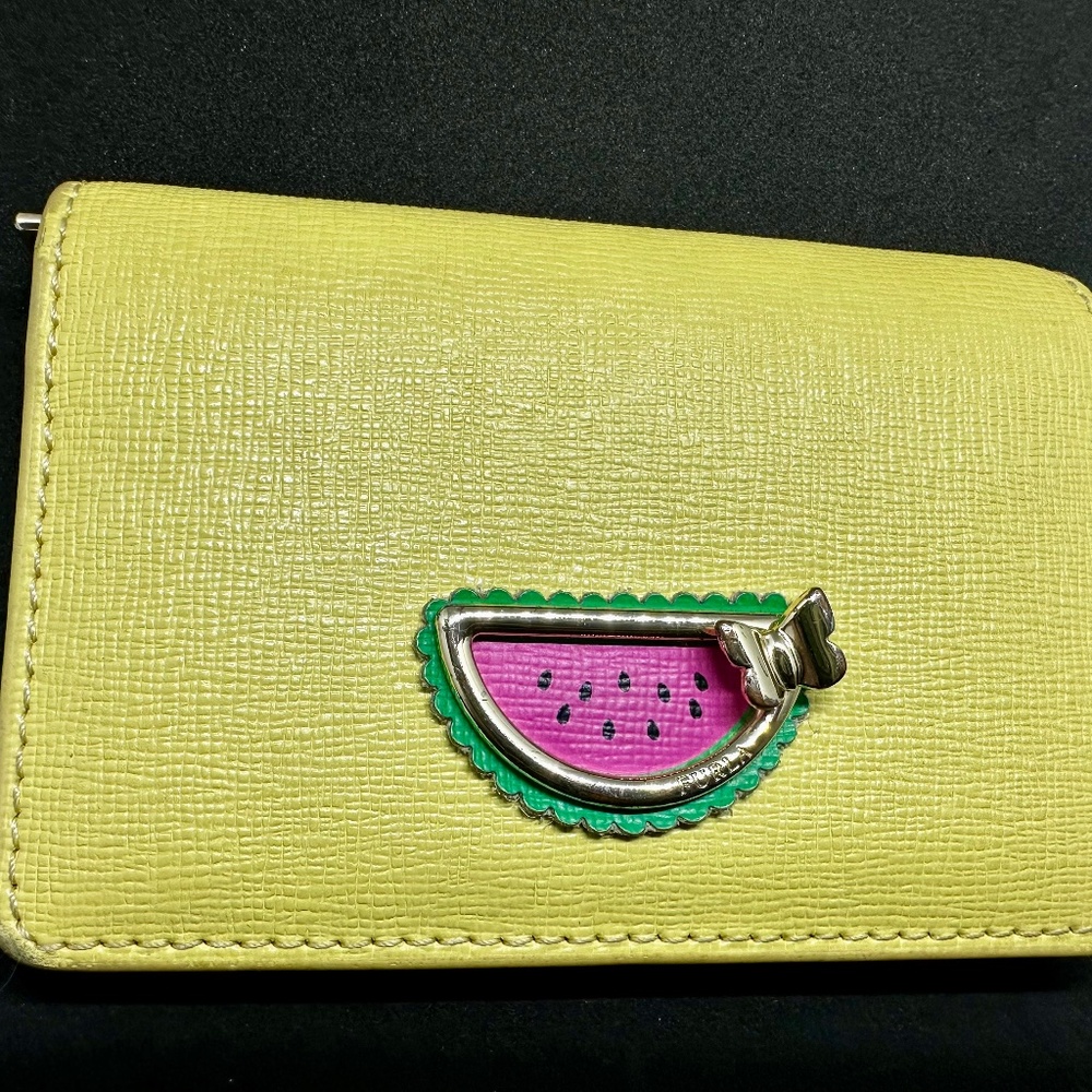 Furla Primizia watermelon coin purse/card case